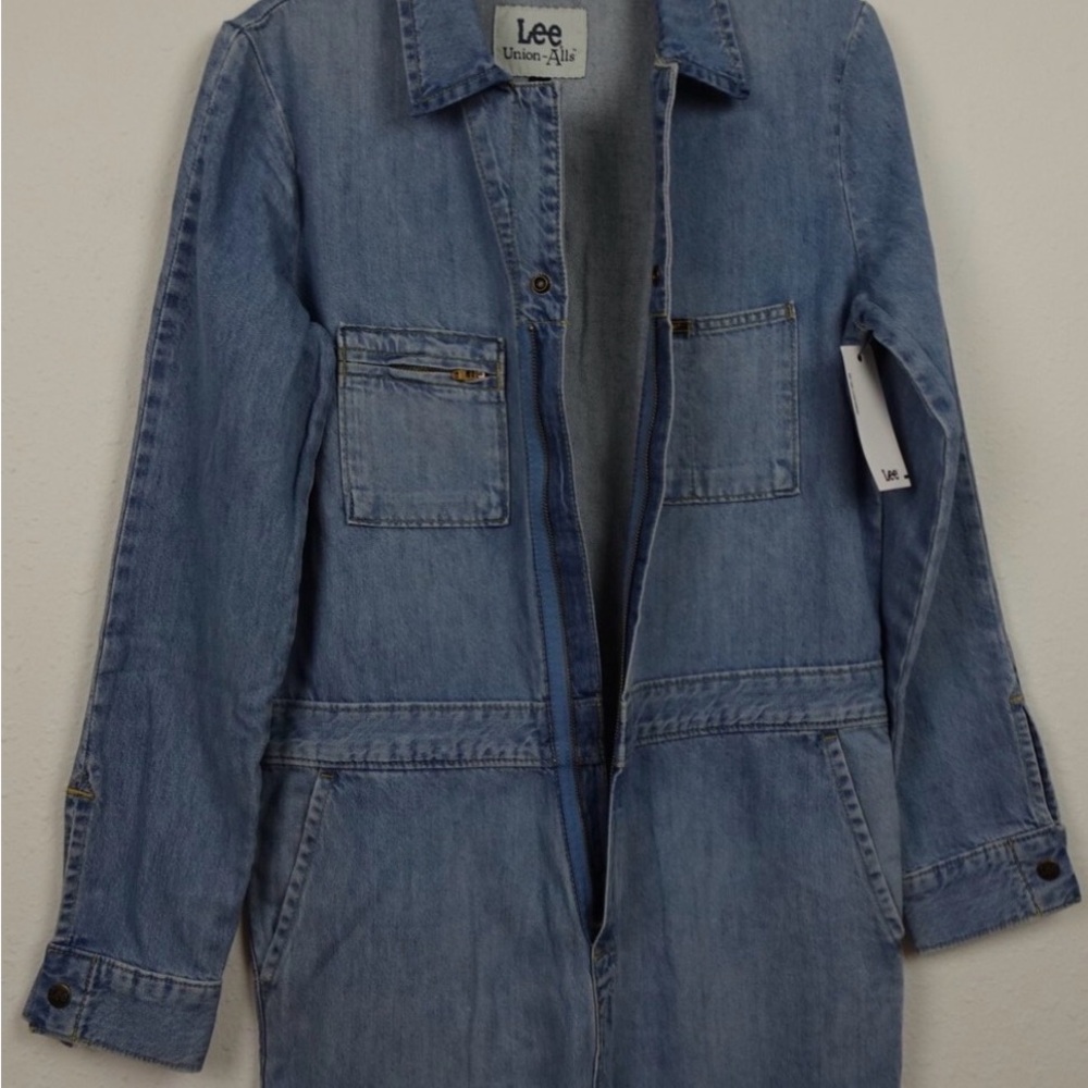 Light Blue Women’s Denim Jumpsuit Jeans - Picture 6 of 7